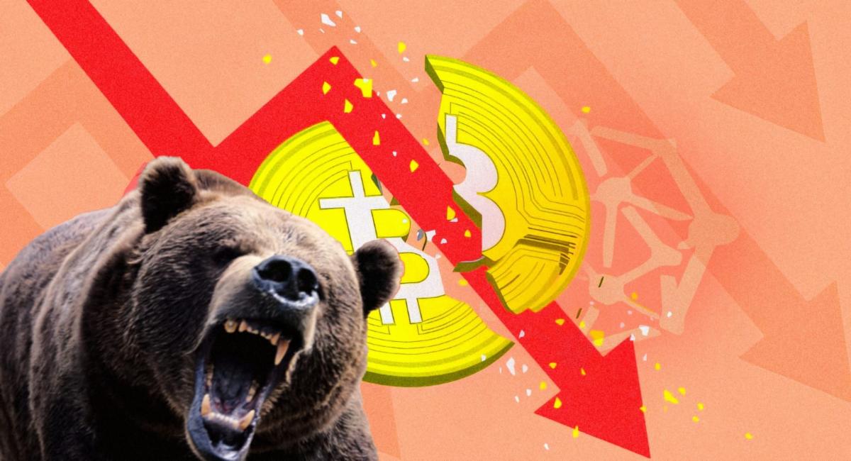 bitcoin bearish fall crypto market expand volatility