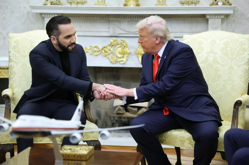 Nayib Bukele Meeting Donald Trump
