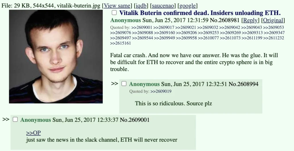 4Chan Ethereum Controversy