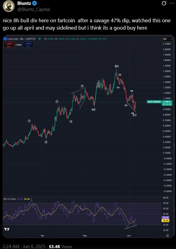 Bluntz' Analysis Of Fartcoin