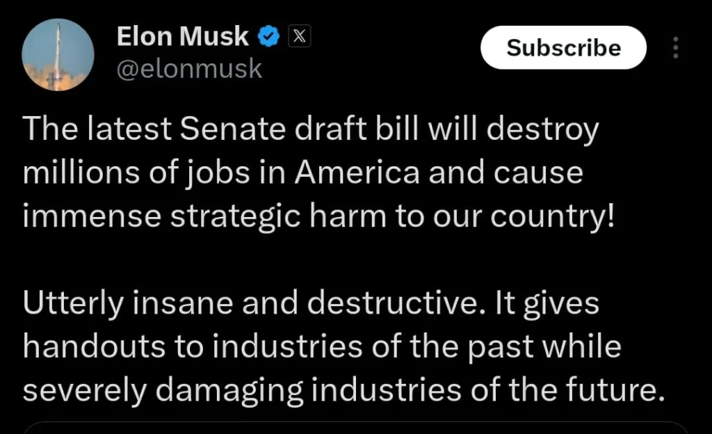 Elon Musk Senate Bill