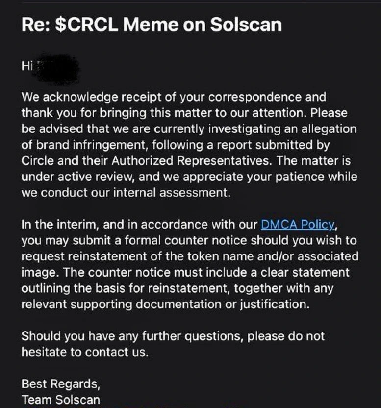 Circle Memecoin Controversy