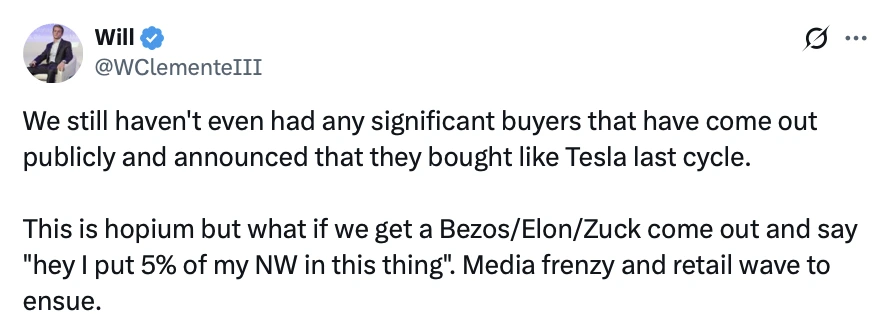 Will Clemente Bitcoin