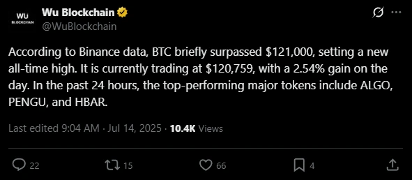 Wu Blockchain Bitcoin