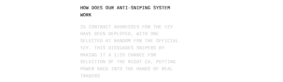 Anti-Sniping System