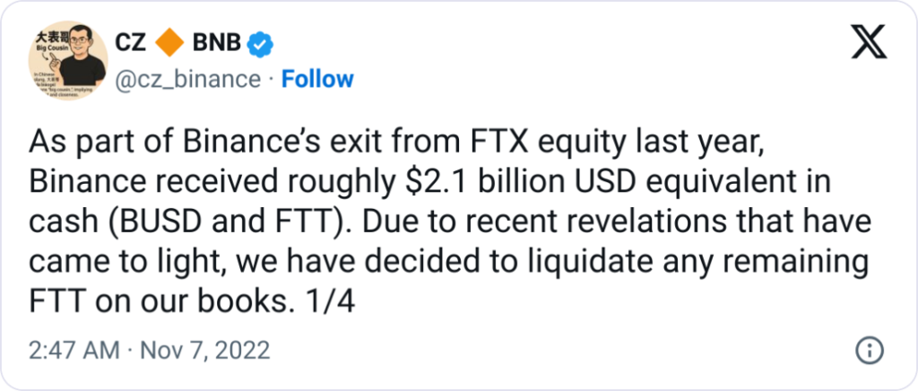 Changpeng Zhao Lawsuit