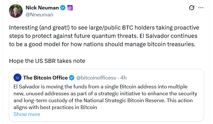Nick Neuman Bitcoin Quantum Risk