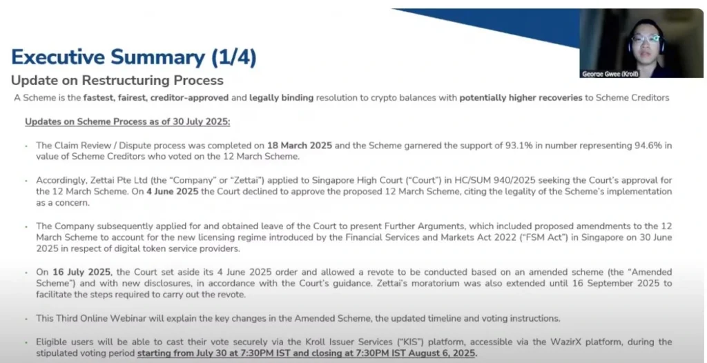 WazirX Restructuring Plan