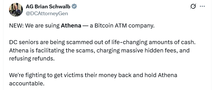 Athena Bitcoin Lawsuit