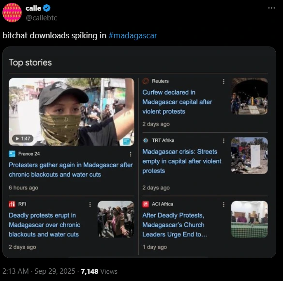 Bitchat Downloads Madagascar