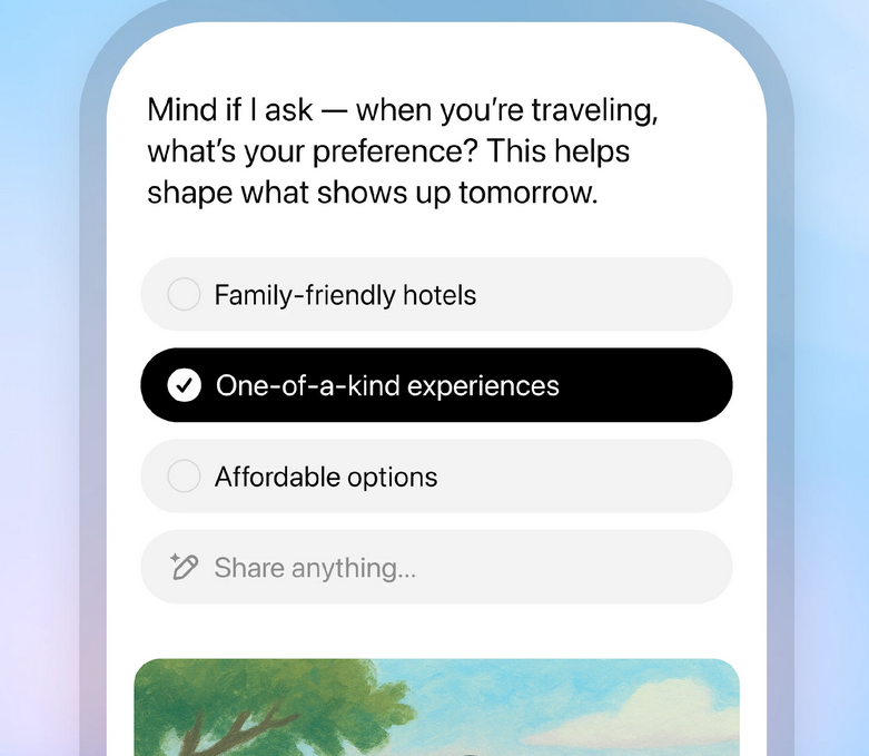 ChatGPT Pulse Visual Cards