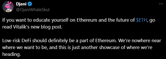 Djani Whale Low-Risk DeFi