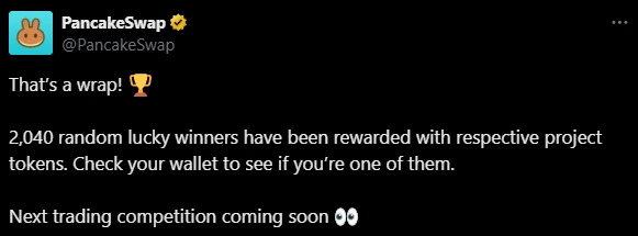 PancakeSwap Trading Competition