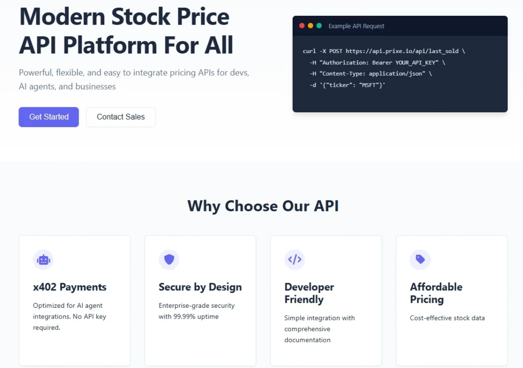 Prixe API Platform