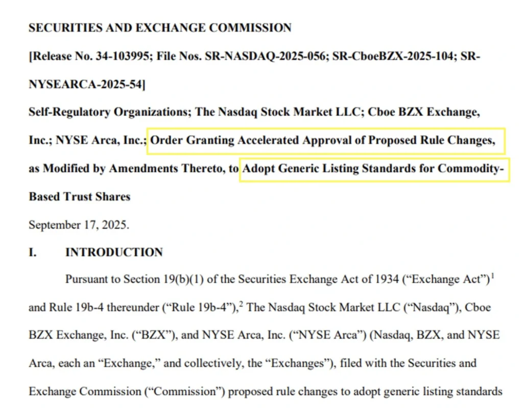 SECs Listing Standards