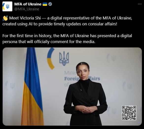 Victoria Shi Ukraine AI