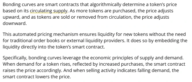 Bonding Curves DeFi