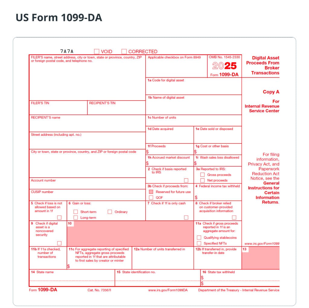 Crypto Tax Form