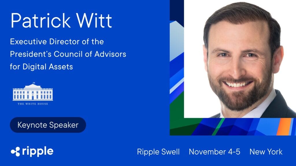 Patrick Witt Ripple Swell Conference