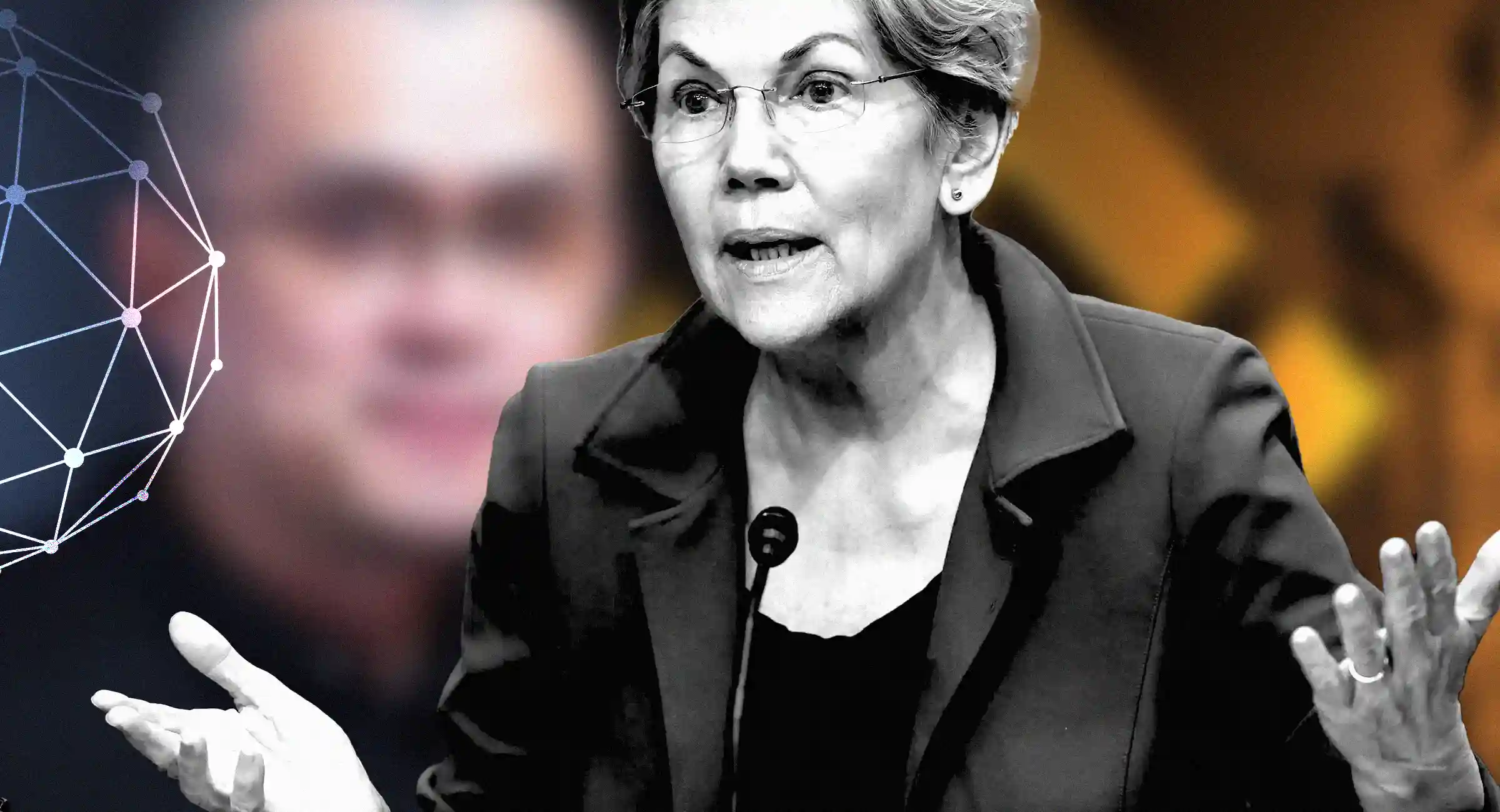 Elizabeth Warren Changpeng Zhao